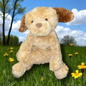 15" Gund Plush Dog Puppy Cocoa Stuffed Animal Lovey Baby Shower Nursery Gift